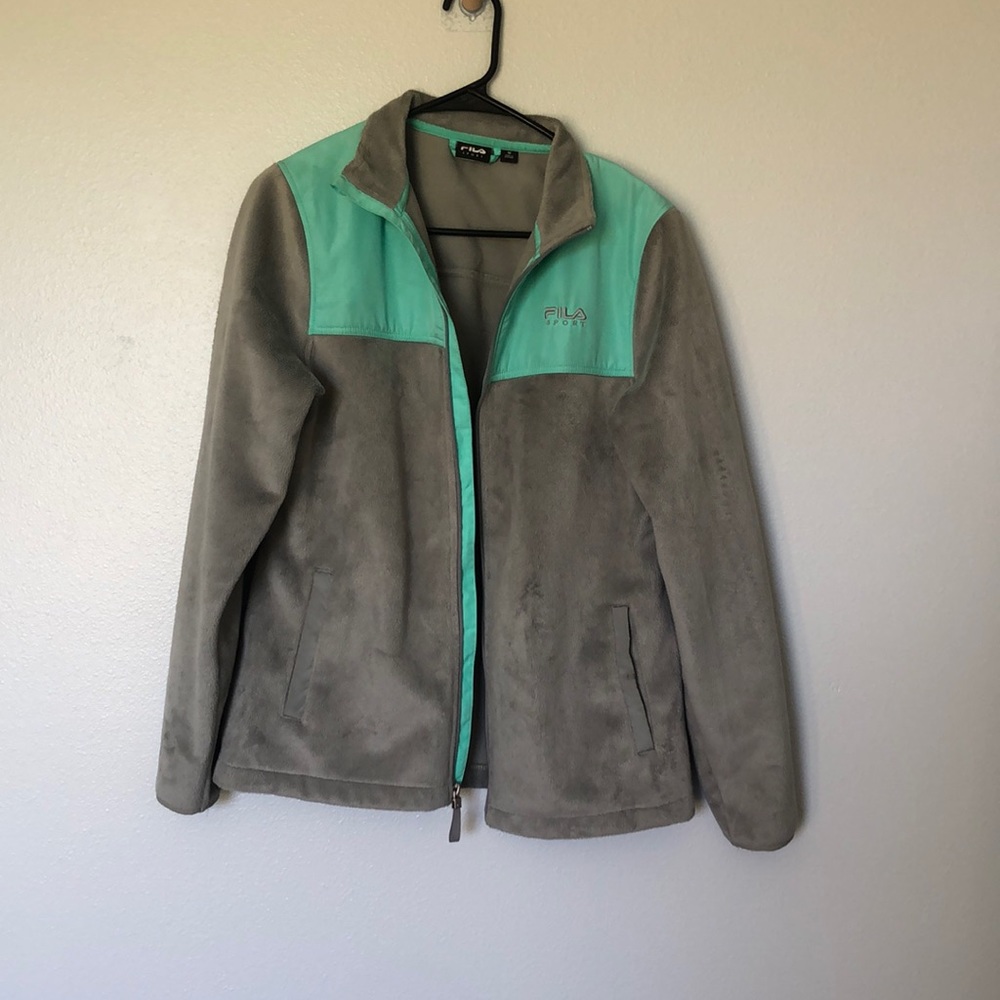 Fila Grey Zip Up Ladies Jacket (M)
